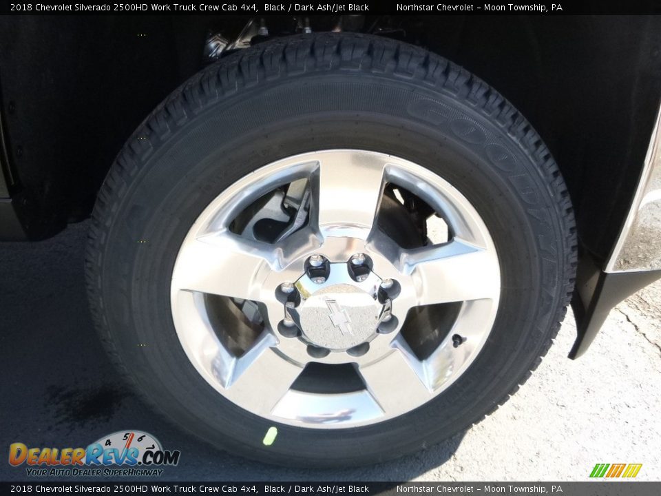 2018 Chevrolet Silverado 2500HD Work Truck Crew Cab 4x4 Black / Dark Ash/Jet Black Photo #9