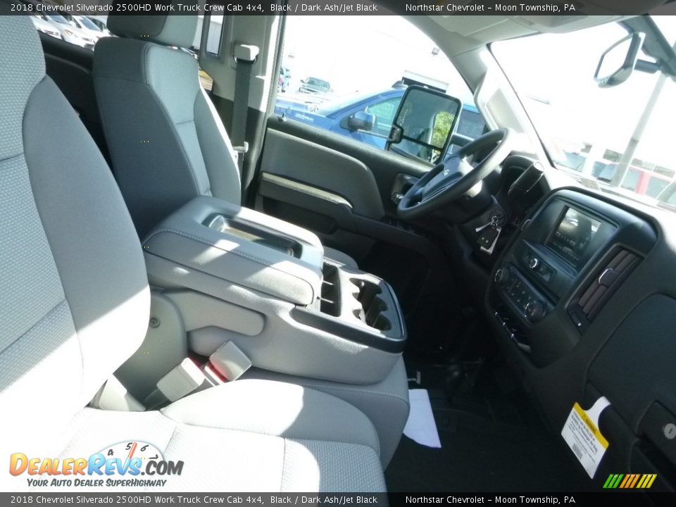 2018 Chevrolet Silverado 2500HD Work Truck Crew Cab 4x4 Black / Dark Ash/Jet Black Photo #10