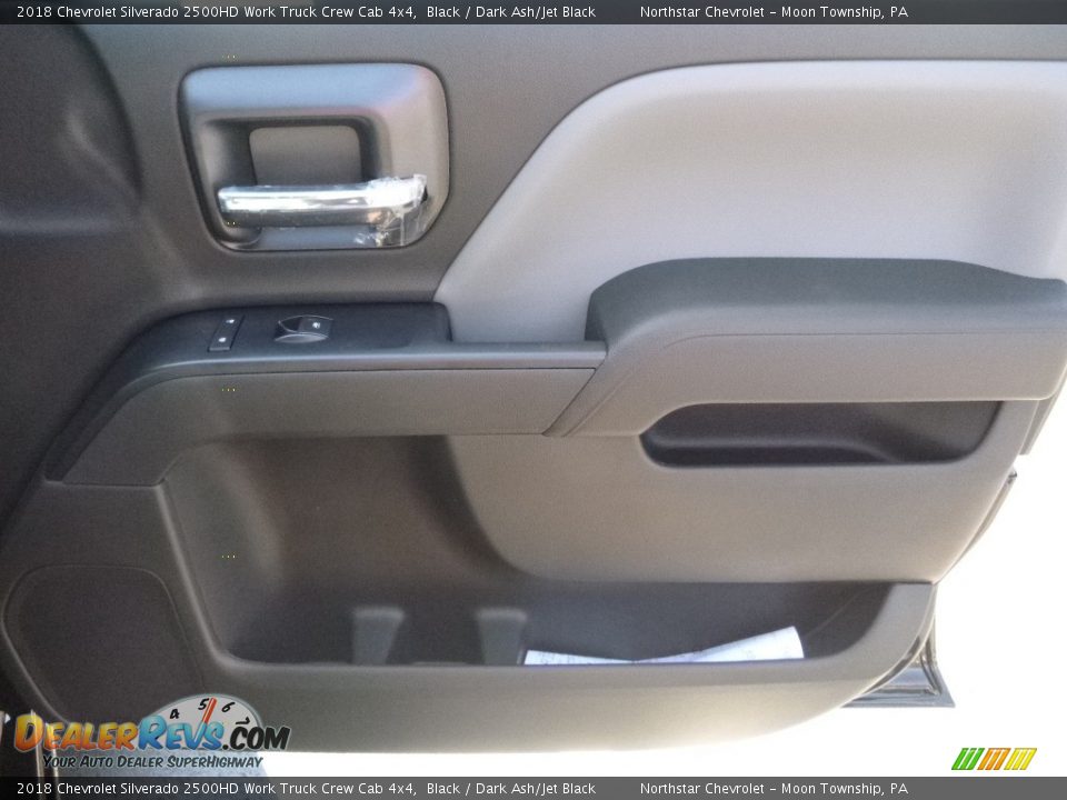 2018 Chevrolet Silverado 2500HD Work Truck Crew Cab 4x4 Black / Dark Ash/Jet Black Photo #12