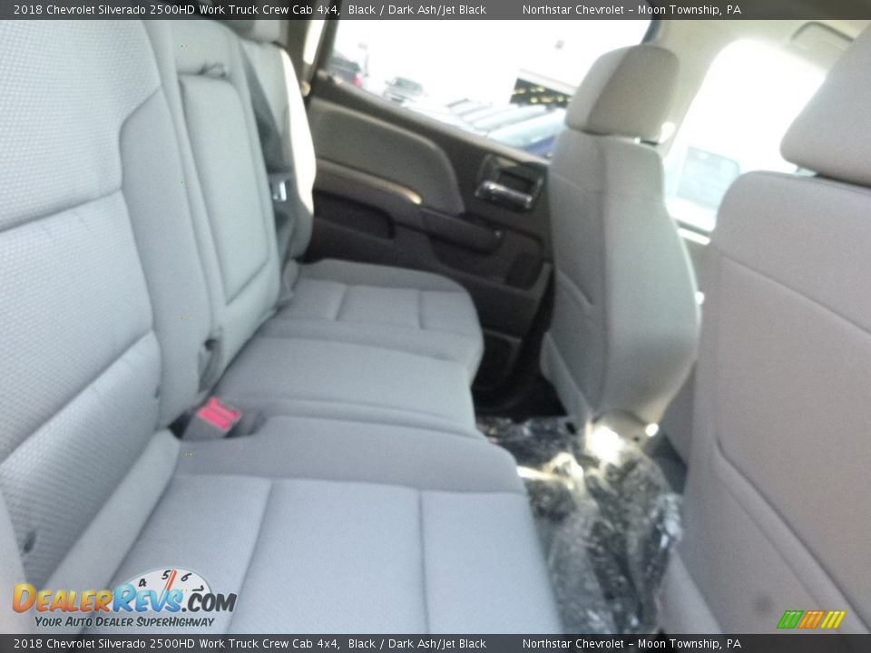 2018 Chevrolet Silverado 2500HD Work Truck Crew Cab 4x4 Black / Dark Ash/Jet Black Photo #13