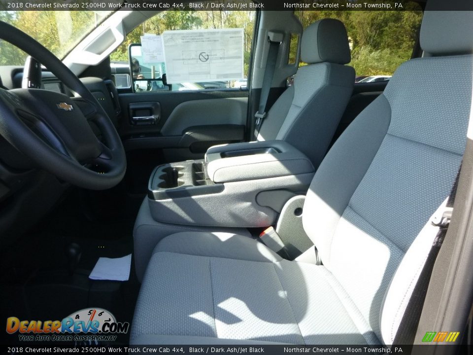 2018 Chevrolet Silverado 2500HD Work Truck Crew Cab 4x4 Black / Dark Ash/Jet Black Photo #16