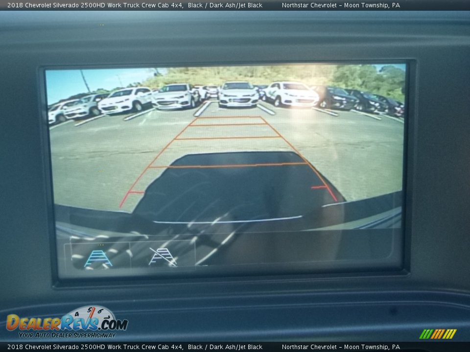 2018 Chevrolet Silverado 2500HD Work Truck Crew Cab 4x4 Black / Dark Ash/Jet Black Photo #19