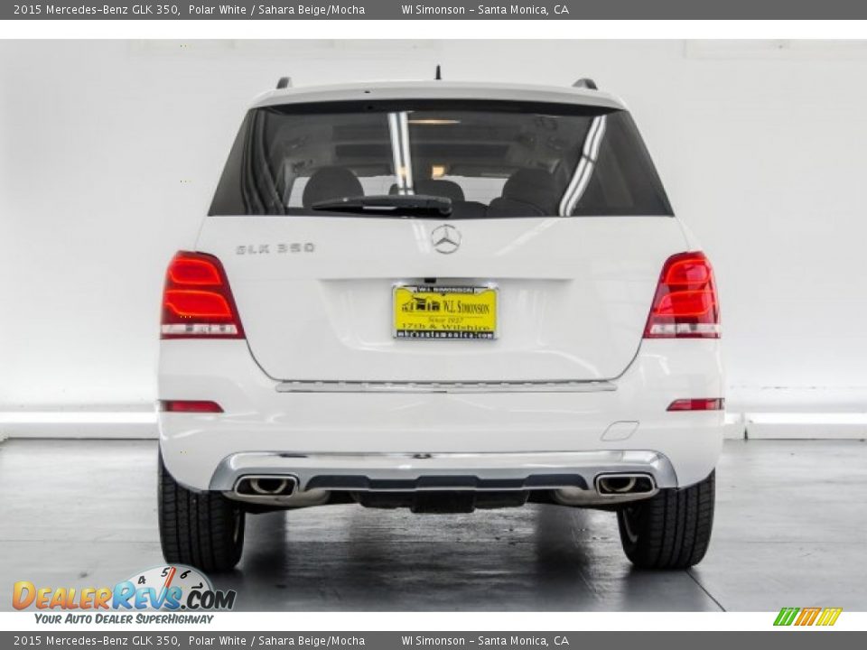 2015 Mercedes-Benz GLK 350 Polar White / Sahara Beige/Mocha Photo #3