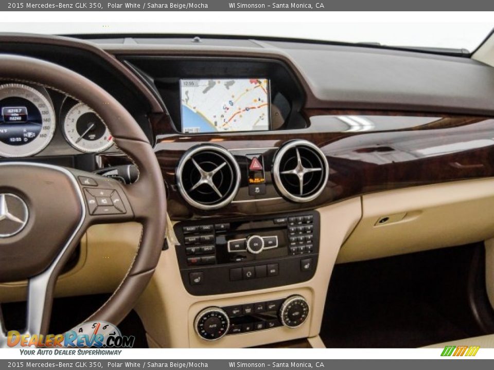 2015 Mercedes-Benz GLK 350 Polar White / Sahara Beige/Mocha Photo #5