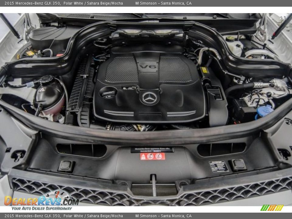 2015 Mercedes-Benz GLK 350 Polar White / Sahara Beige/Mocha Photo #9