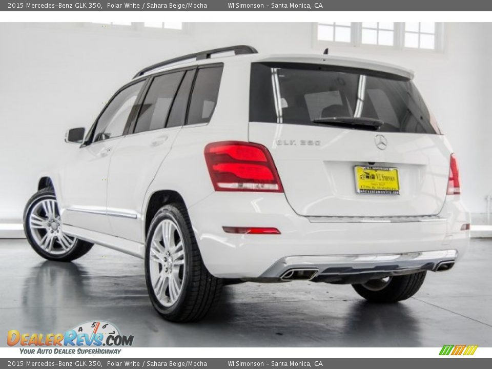 2015 Mercedes-Benz GLK 350 Polar White / Sahara Beige/Mocha Photo #10