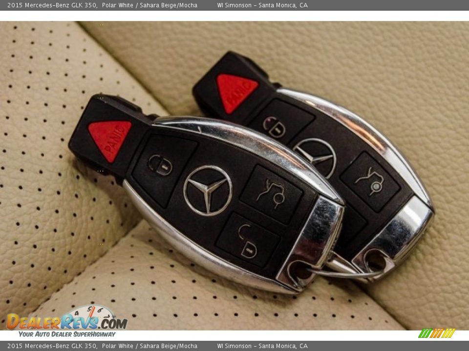 2015 Mercedes-Benz GLK 350 Polar White / Sahara Beige/Mocha Photo #11