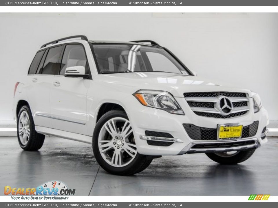 2015 Mercedes-Benz GLK 350 Polar White / Sahara Beige/Mocha Photo #12