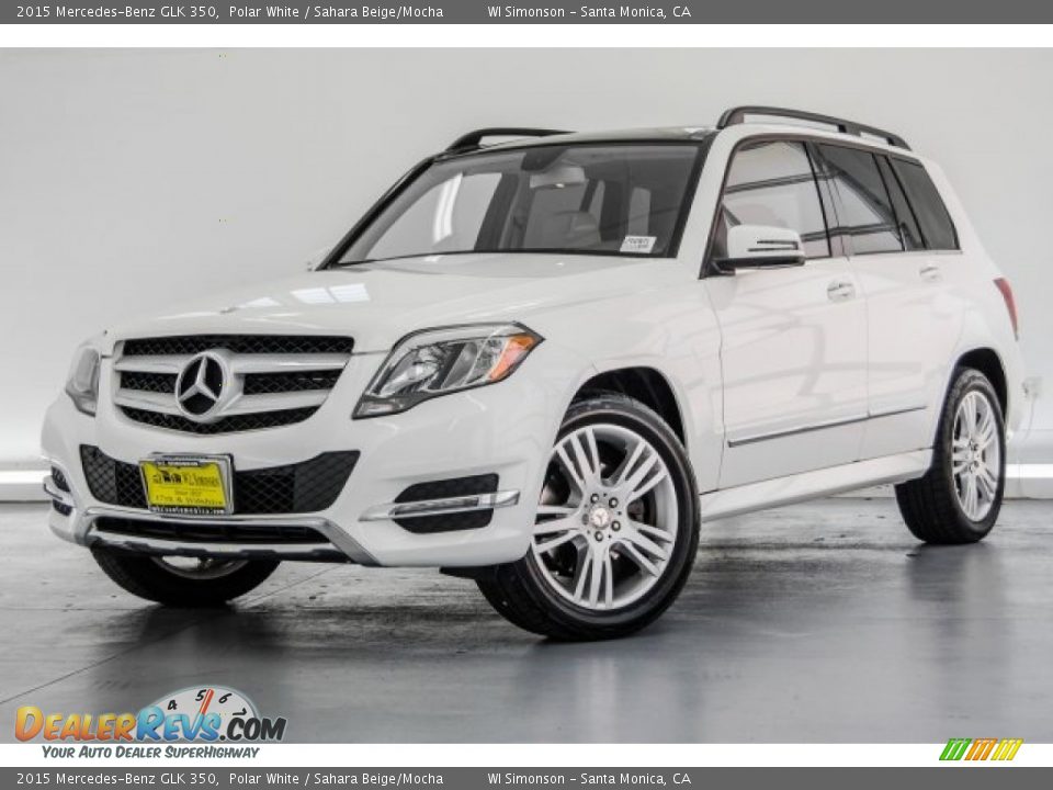 2015 Mercedes-Benz GLK 350 Polar White / Sahara Beige/Mocha Photo #14