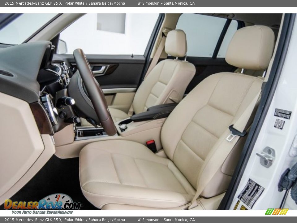 2015 Mercedes-Benz GLK 350 Polar White / Sahara Beige/Mocha Photo #15