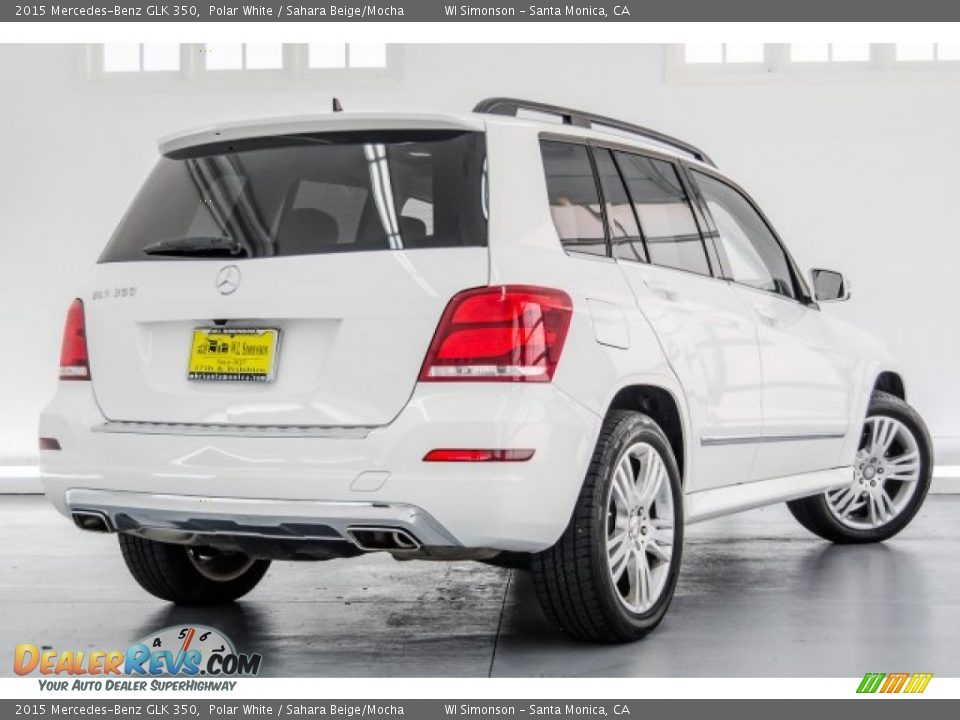 2015 Mercedes-Benz GLK 350 Polar White / Sahara Beige/Mocha Photo #16