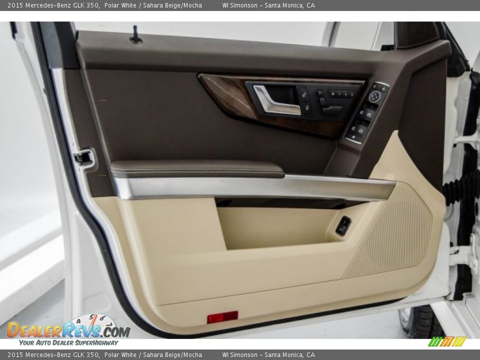 2015 Mercedes-Benz GLK 350 Polar White / Sahara Beige/Mocha Photo #23