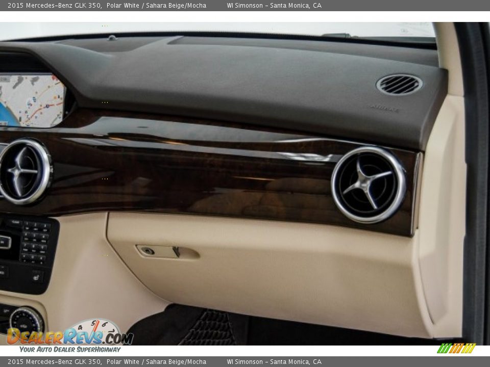 2015 Mercedes-Benz GLK 350 Polar White / Sahara Beige/Mocha Photo #25