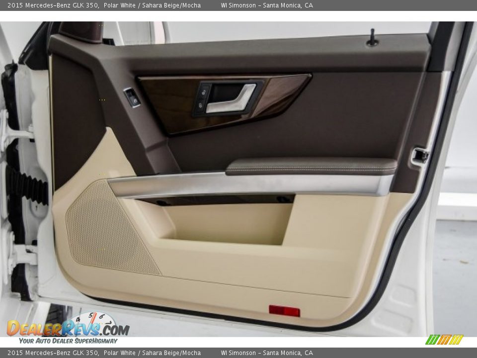2015 Mercedes-Benz GLK 350 Polar White / Sahara Beige/Mocha Photo #27