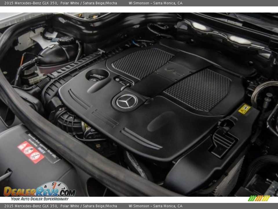 2015 Mercedes-Benz GLK 350 Polar White / Sahara Beige/Mocha Photo #28