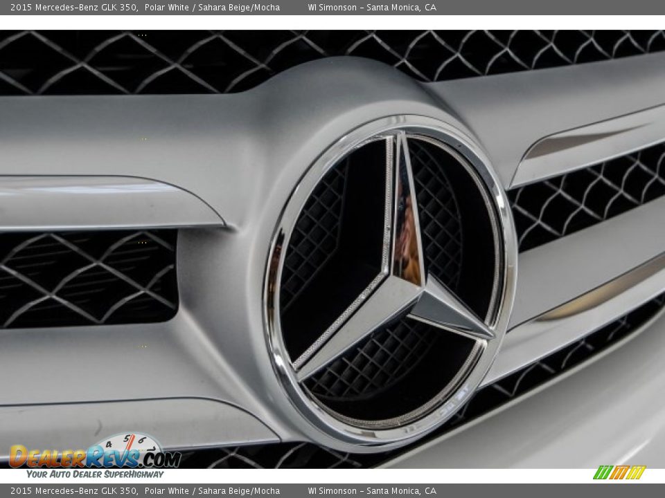 2015 Mercedes-Benz GLK 350 Polar White / Sahara Beige/Mocha Photo #30