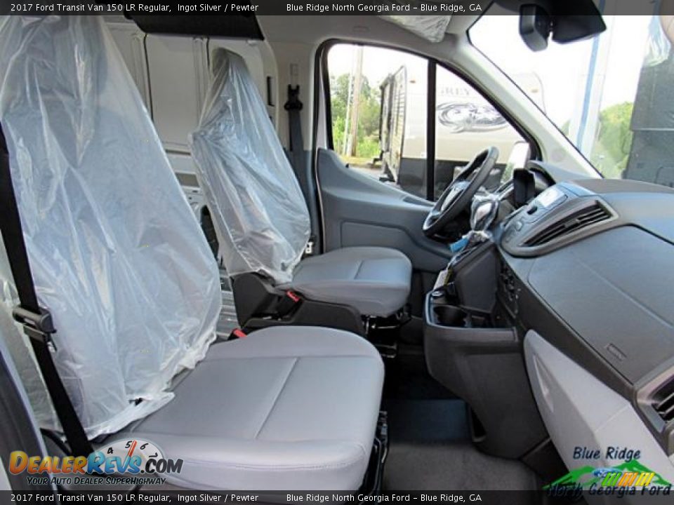 2017 Ford Transit Van 150 LR Regular Ingot Silver / Pewter Photo #13