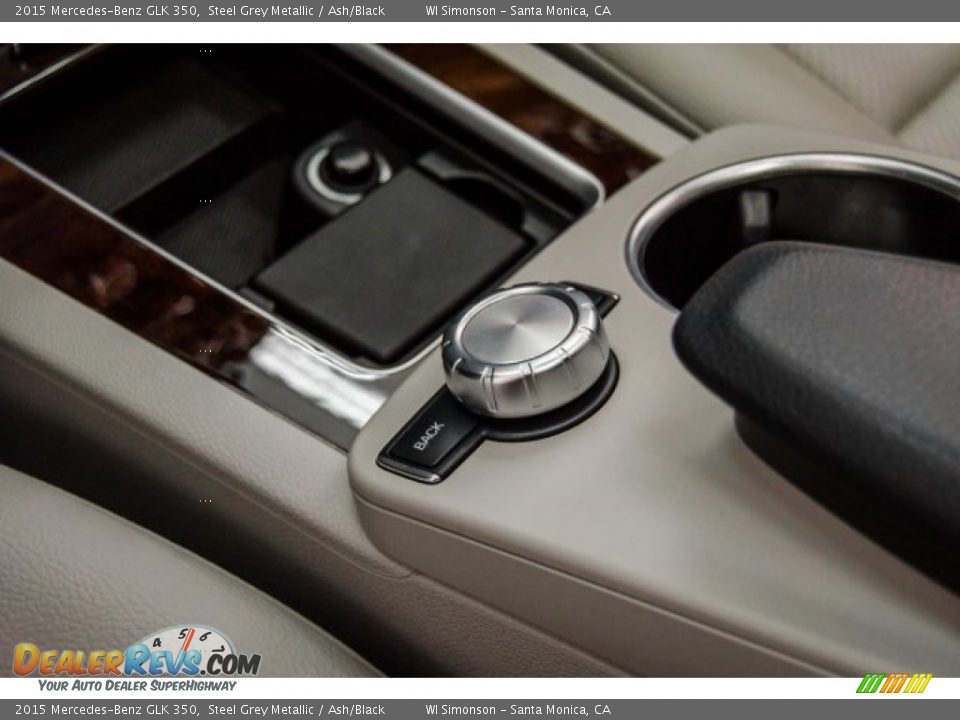 2015 Mercedes-Benz GLK 350 Steel Grey Metallic / Ash/Black Photo #19