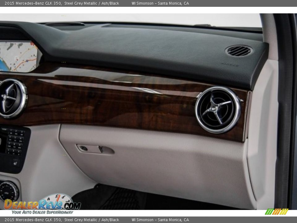 2015 Mercedes-Benz GLK 350 Steel Grey Metallic / Ash/Black Photo #24