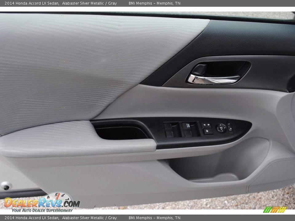 2014 Honda Accord LX Sedan Alabaster Silver Metallic / Gray Photo #10