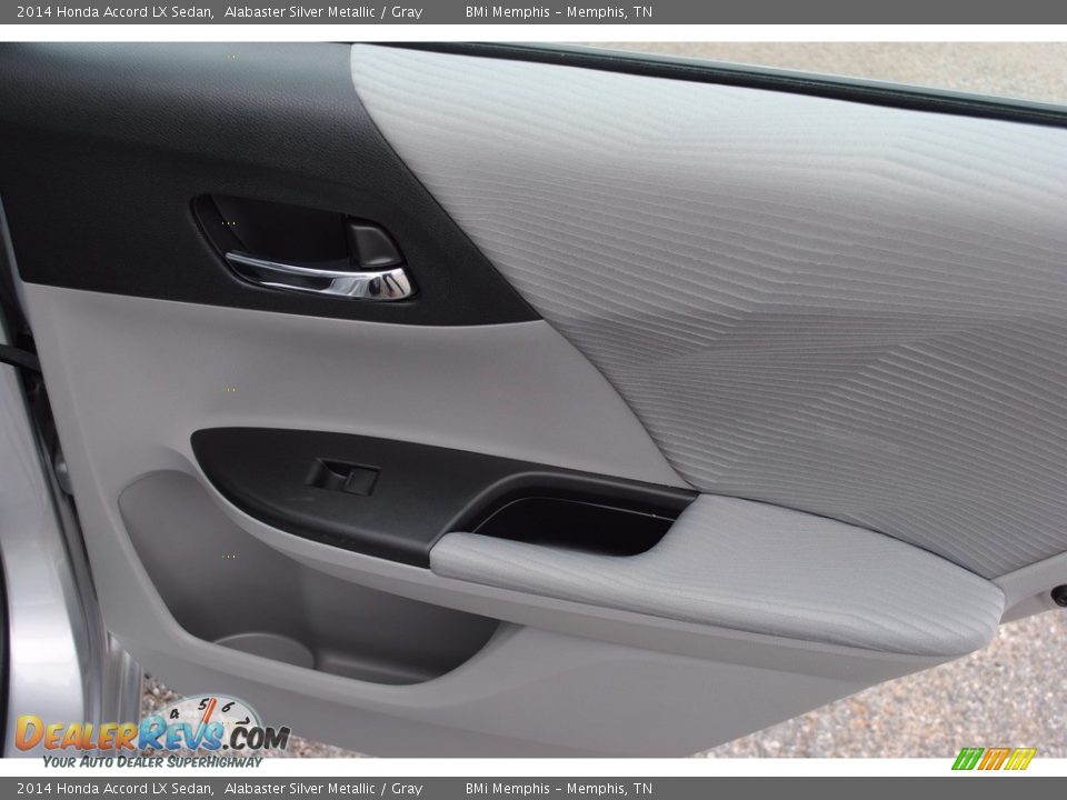 2014 Honda Accord LX Sedan Alabaster Silver Metallic / Gray Photo #23