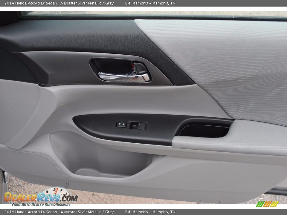 2014 Honda Accord LX Sedan Alabaster Silver Metallic / Gray Photo #25