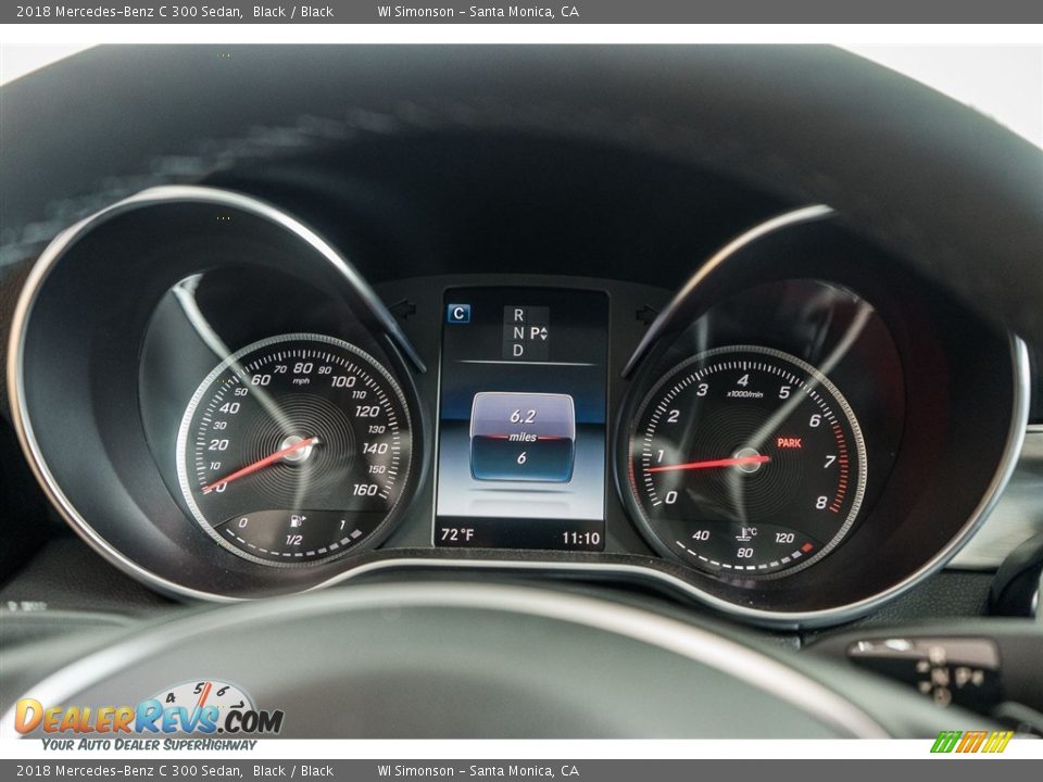2018 Mercedes-Benz C 300 Sedan Black / Black Photo #7