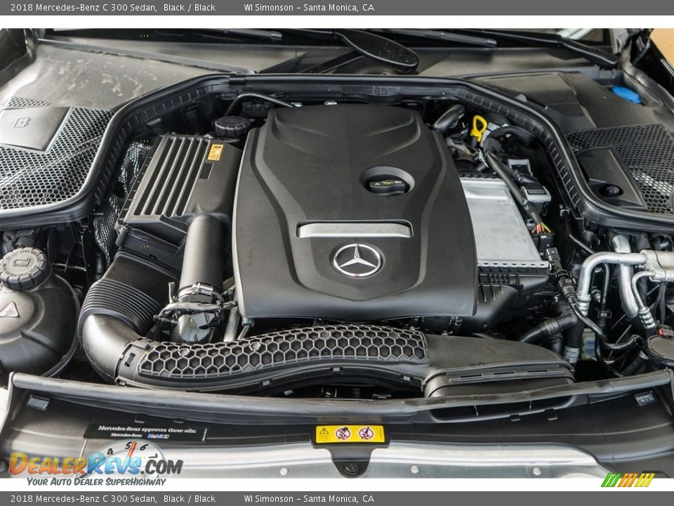 2018 Mercedes-Benz C 300 Sedan Black / Black Photo #8