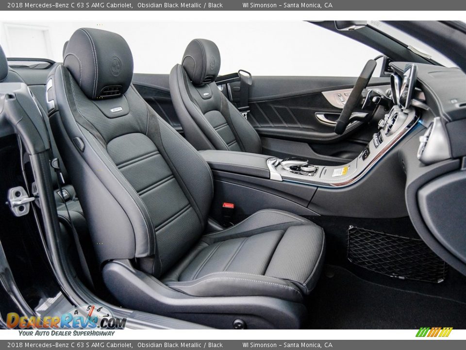 Black Interior - 2018 Mercedes-Benz C 63 S AMG Cabriolet Photo #2