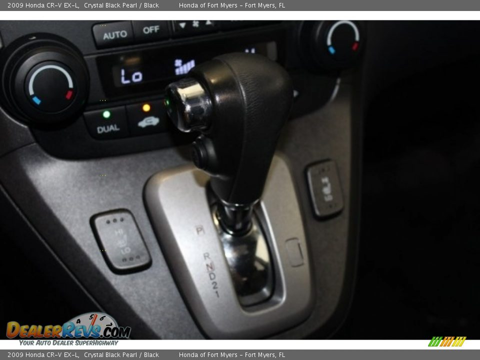 2009 Honda CR-V EX-L Crystal Black Pearl / Black Photo #19