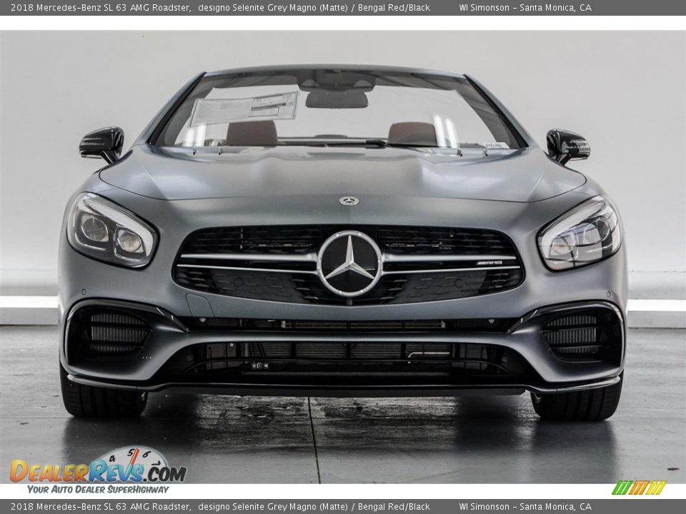 designo Selenite Grey Magno (Matte) 2018 Mercedes-Benz SL 63 AMG Roadster Photo #2