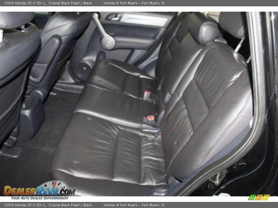 2009 Honda CR-V EX-L Crystal Black Pearl / Black Photo #23