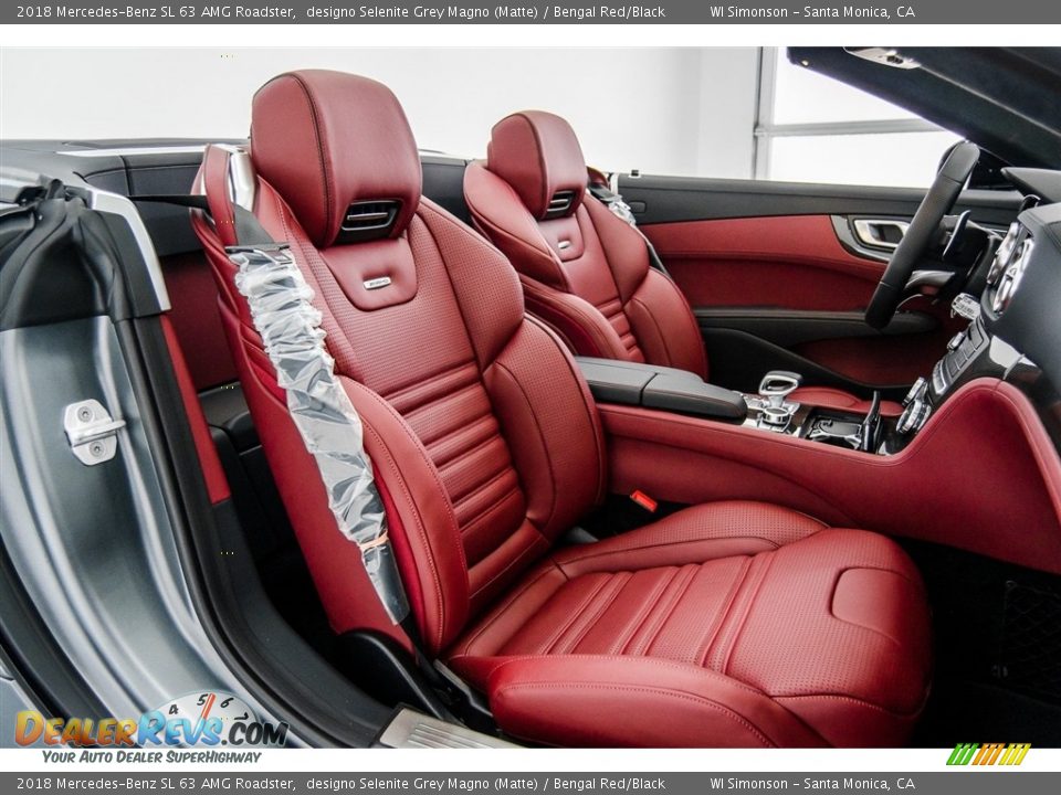 Front Seat of 2018 Mercedes-Benz SL 63 AMG Roadster Photo #6