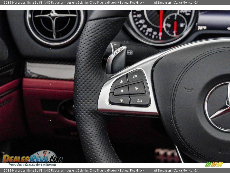 Controls of 2018 Mercedes-Benz SL 63 AMG Roadster Photo #14