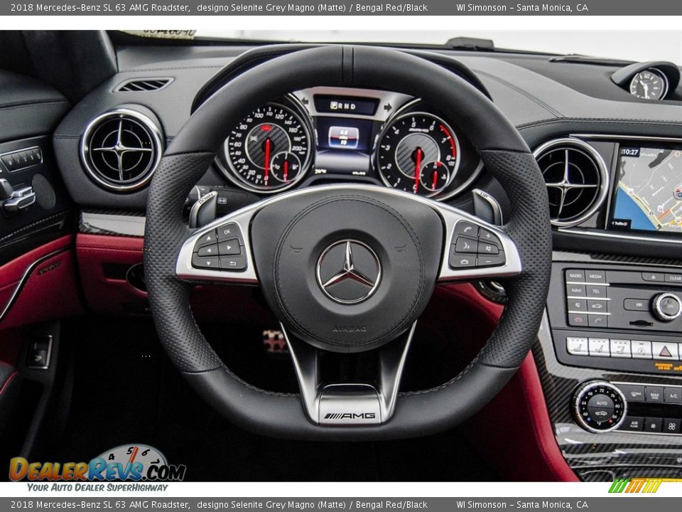 2018 Mercedes-Benz SL 63 AMG Roadster Steering Wheel Photo #15