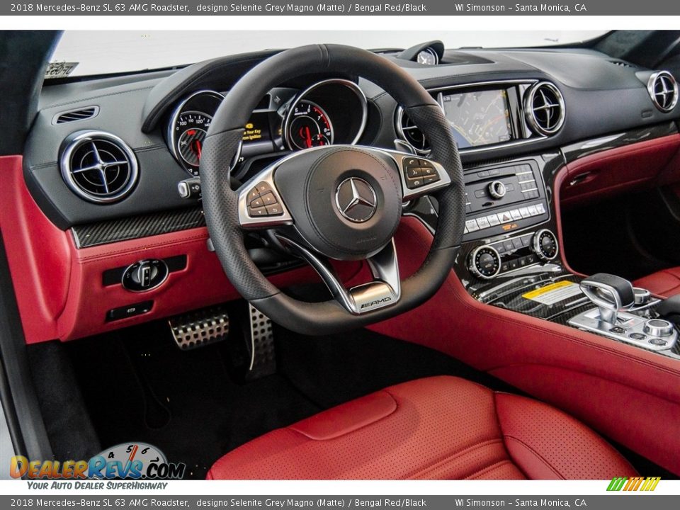 Front Seat of 2018 Mercedes-Benz SL 63 AMG Roadster Photo #22