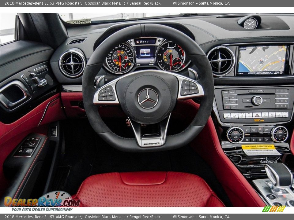 2018 Mercedes-Benz SL 63 AMG Roadster Steering Wheel Photo #4