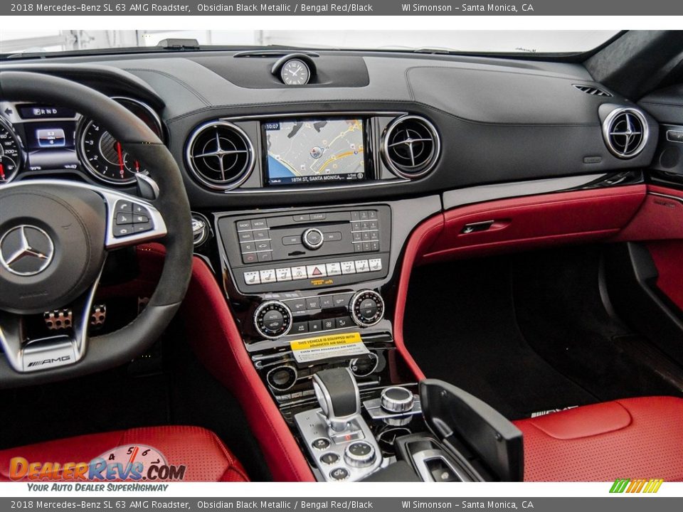 Dashboard of 2018 Mercedes-Benz SL 63 AMG Roadster Photo #5