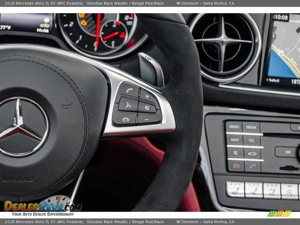 Controls of 2018 Mercedes-Benz SL 63 AMG Roadster Photo #15