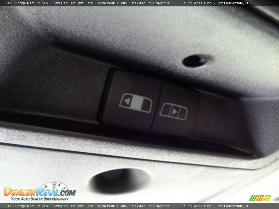 2010 Dodge Ram 1500 ST Crew Cab Brilliant Black Crystal Pearl / Dark Slate/Medium Graystone Photo #20