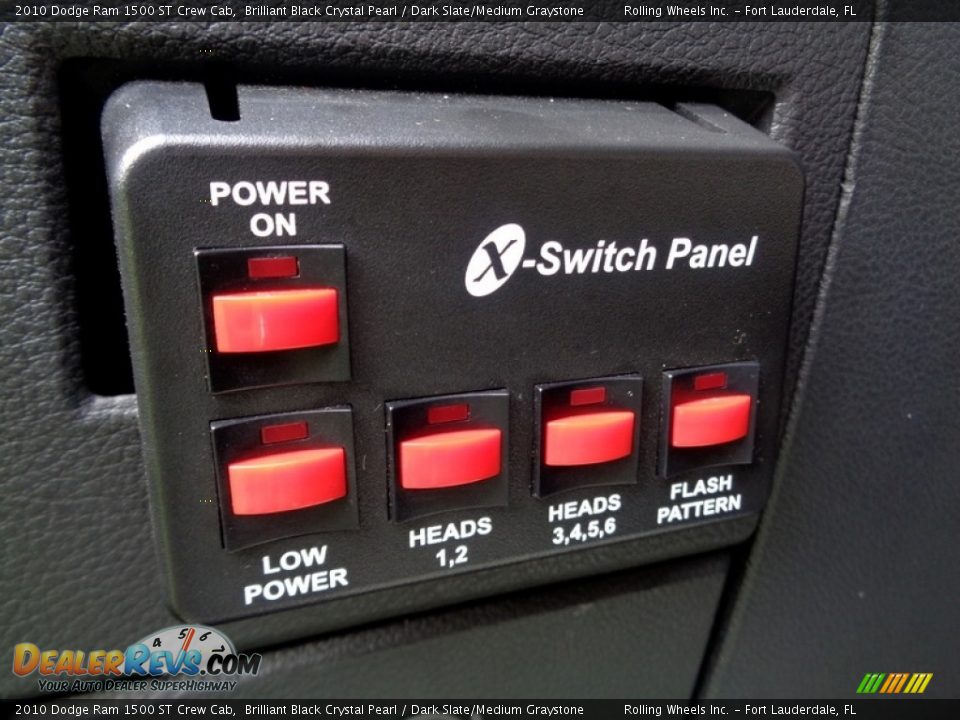 2010 Dodge Ram 1500 ST Crew Cab Brilliant Black Crystal Pearl / Dark Slate/Medium Graystone Photo #23