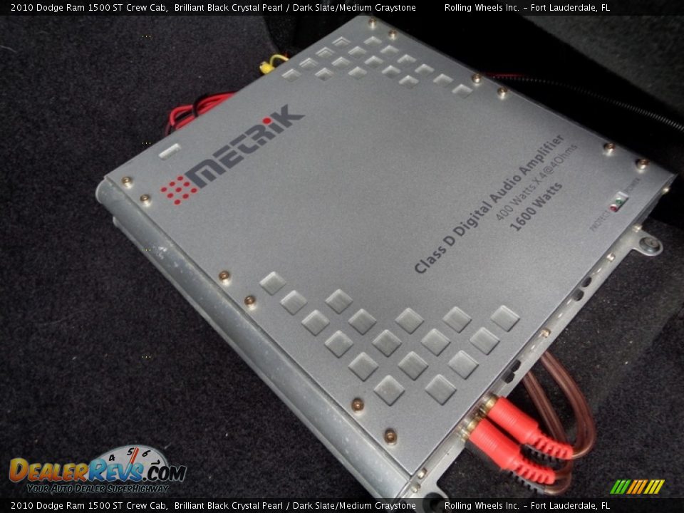 2010 Dodge Ram 1500 ST Crew Cab Brilliant Black Crystal Pearl / Dark Slate/Medium Graystone Photo #25