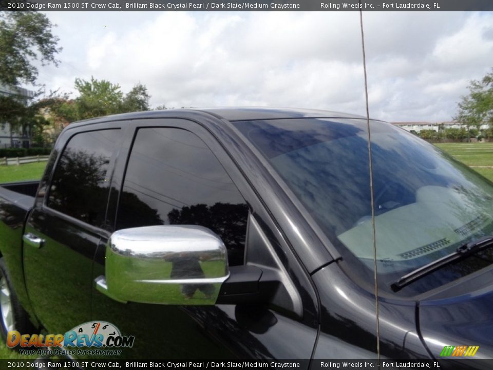 2010 Dodge Ram 1500 ST Crew Cab Brilliant Black Crystal Pearl / Dark Slate/Medium Graystone Photo #26