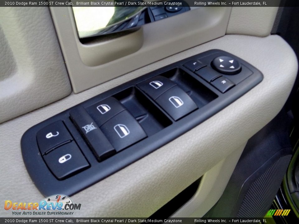 2010 Dodge Ram 1500 ST Crew Cab Brilliant Black Crystal Pearl / Dark Slate/Medium Graystone Photo #27