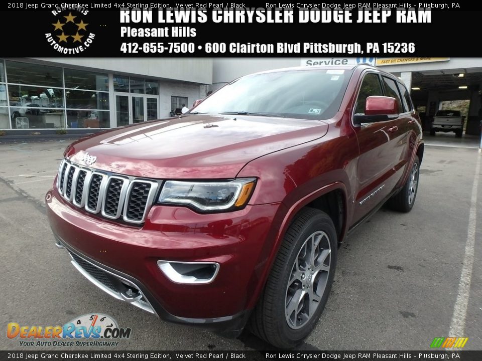 2018 Jeep Grand Cherokee Limited 4x4 Sterling Edition Velvet Red Pearl / Black Photo #1