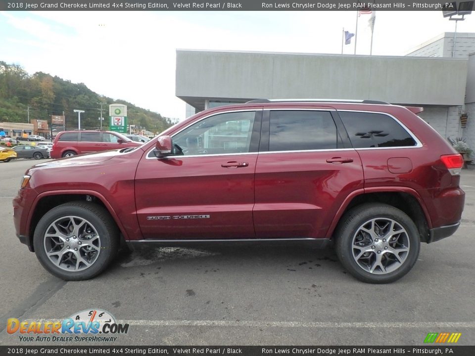2018 Jeep Grand Cherokee Limited 4x4 Sterling Edition Velvet Red Pearl / Black Photo #2