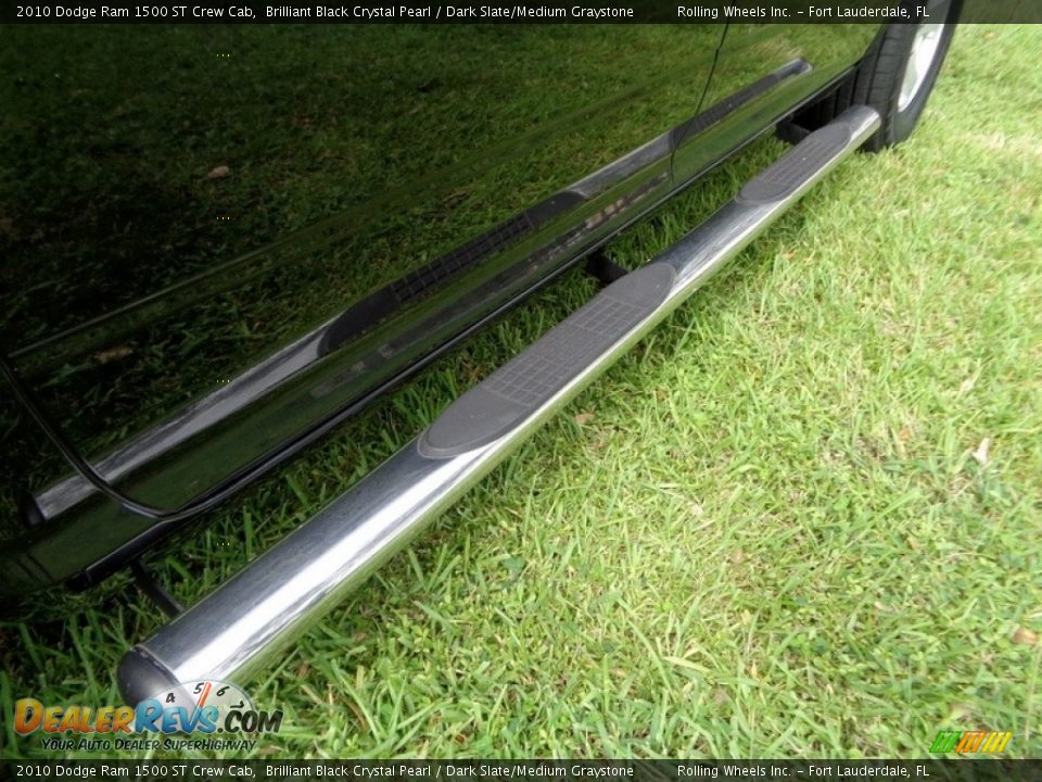 2010 Dodge Ram 1500 ST Crew Cab Brilliant Black Crystal Pearl / Dark Slate/Medium Graystone Photo #28
