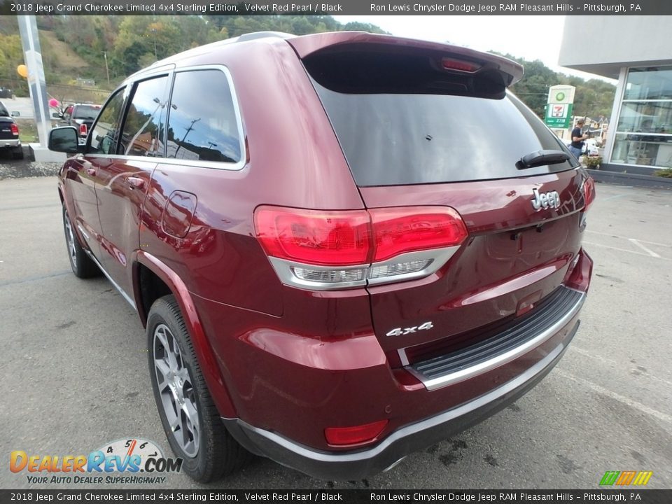 2018 Jeep Grand Cherokee Limited 4x4 Sterling Edition Velvet Red Pearl / Black Photo #3