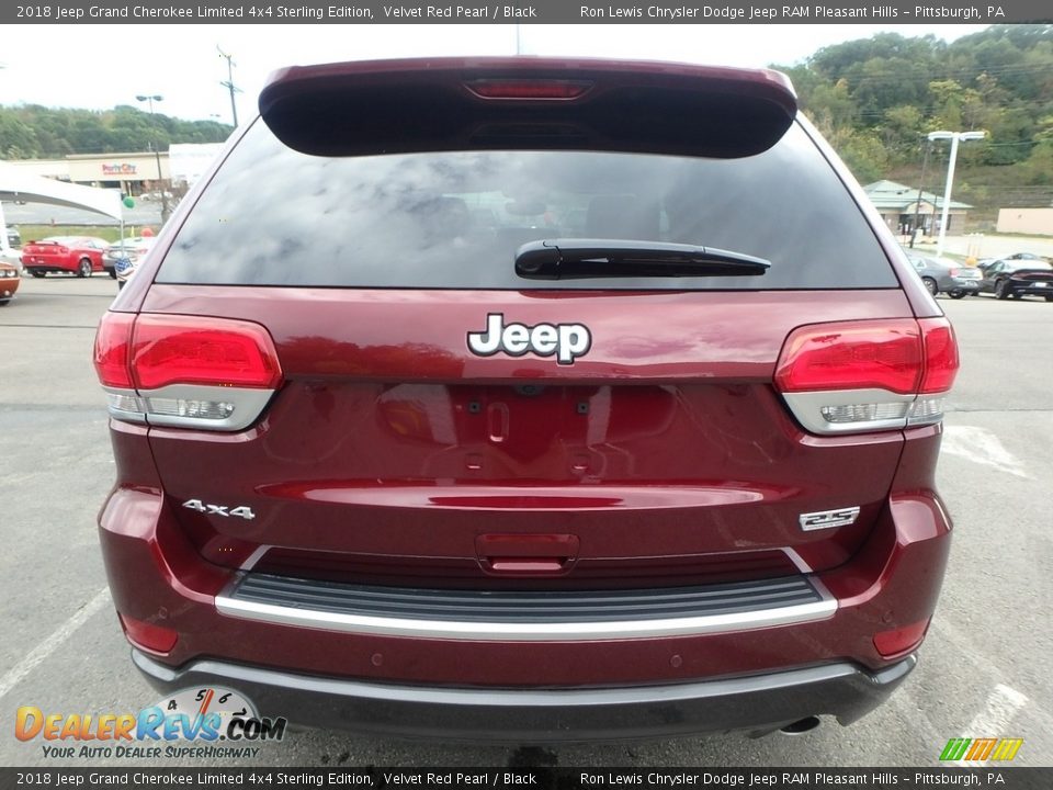 2018 Jeep Grand Cherokee Limited 4x4 Sterling Edition Velvet Red Pearl / Black Photo #4