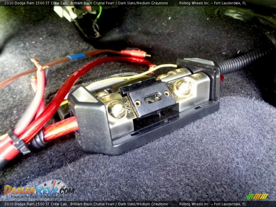 2010 Dodge Ram 1500 ST Crew Cab Brilliant Black Crystal Pearl / Dark Slate/Medium Graystone Photo #32